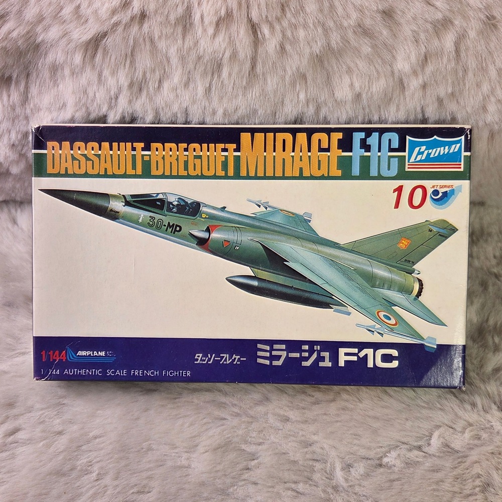 Crown P801-100 1/144 Mirage F1C Jet Series Model Kit